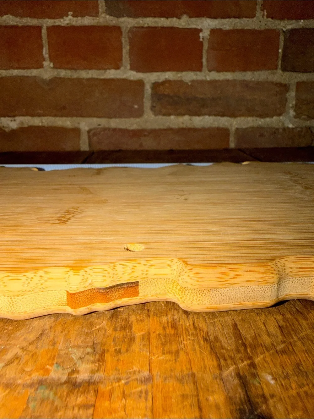 Totally Bamboo Puerto Rico Shaped Cutting Board Charcuterie Serving Tray